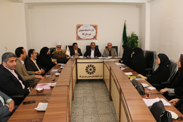 برگزاری جلسه شورای کتابخانه عمومی شهرستان 