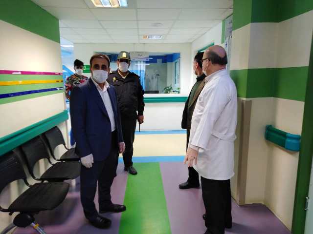 بازدید فرماندار از بیمارستانهای امام حسین(ع) و بوعلی