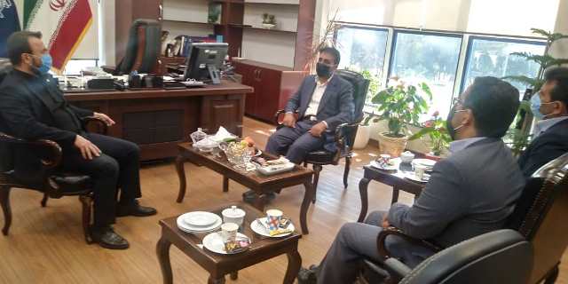 نشست فرماندار با مدیرکل بنادر و دریانوردی امیرآباد