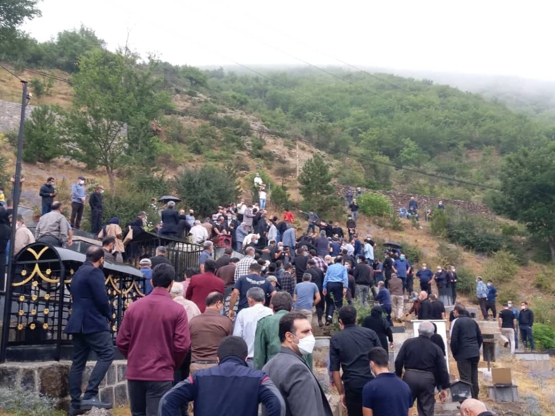 فرهود جلالی در زادگاهش کندلوس آرام گرفت	