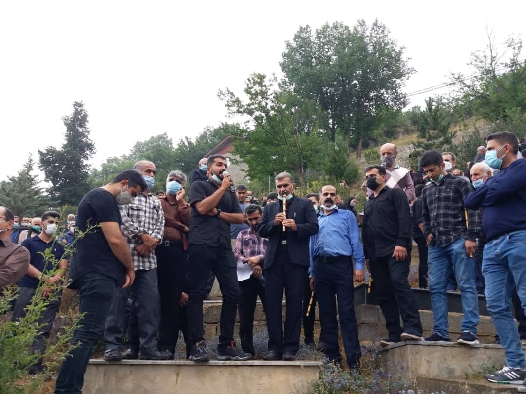 فرهود جلالی در زادگاهش کندلوس آرام گرفت	
