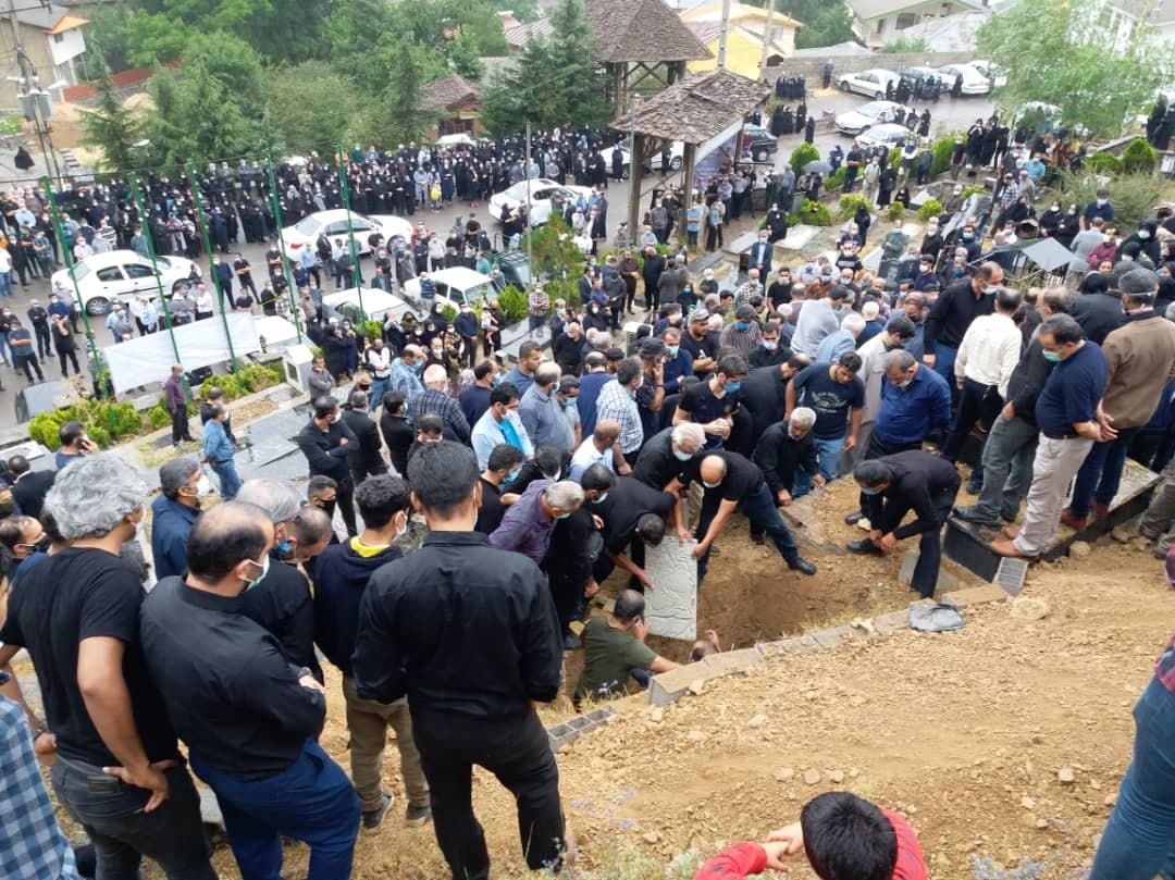 فرهود جلالی در زادگاهش کندلوس آرام گرفت	