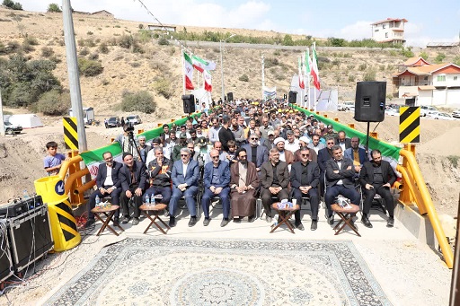 پل روستای اروست بخش چهاردانگه ساری افتتاح شد
