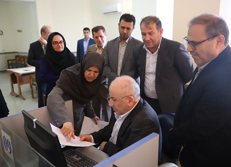 بازدید نظارتی استاندار مازندران از سازمان مدیریت و برنامه ریزی