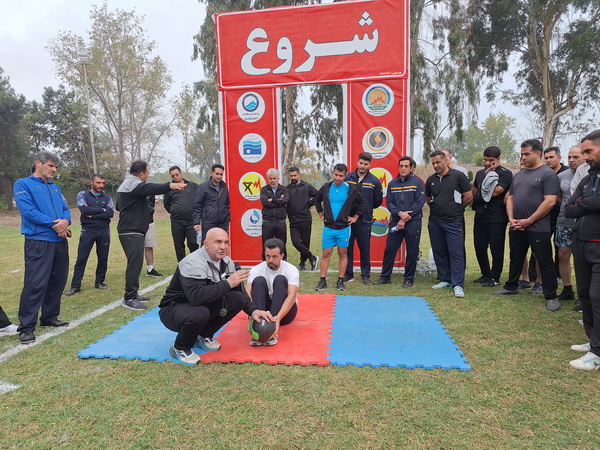 برگزاری مسابقات آمادگی جسمانی در نیروگاه نکا
