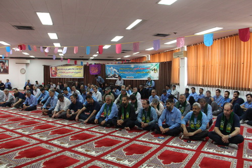 آیین جشن عید غدیر خم در نیروگاه نکا 