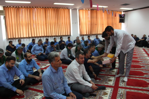 آیین جشن عید غدیر خم در نیروگاه نکا 